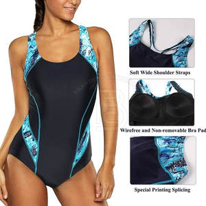 Maillot de bain de sport pour femmes, vêtements de plage, une pièce, maillots de bain d'entraînement pour femmes, vêtements décontractés - Product Image 6