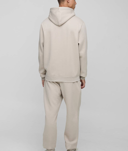 เสื้อฮู้ดดี้แขนยาวผู้ชายสไตล์สปอร์ตเรียบง่าย คุณภาพสูง ผ้าฝ้าย 100% 400GSM ระบายอากาศได้ดี ลายปักพิมพ์นูน - Product Image 3