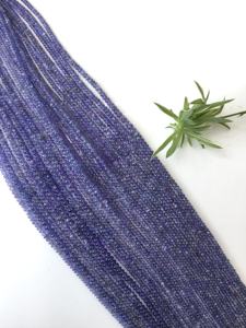 ลูกปัดแทนซาไนต์ธรรมชาติแบบเรียบ 1 เส้น สำหรับทำเครื่องประดับอัญมณ์ - Product Image 6