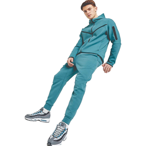 2025 New Arrival <b>Tech</b> Full Zip Embroidered Fleece Hoodie Men's Winter Sport Tracksuit Design Your Own 100% Cotton Unisex - Product Image 2