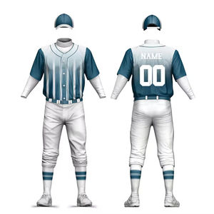 Vente en gros de vêtements de sport Ensemble d'uniformes de baseball sublimés bon marché Nouveau design Uniformes de baseball Logo personnalisé OEM Service THT WEARS - Product Image 1