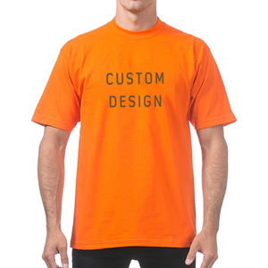 Camiseta informal de algodón 220 GSM 100% para hombre, camiseta en blanco de talla grande de punto personalizada de alta calidad, camiseta transpirable de manga corta de peso pesado - Product Image 1