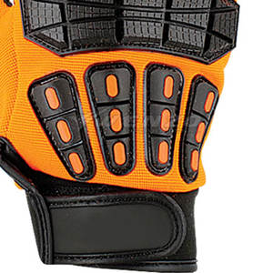 Faible MOQ, concevez vos propres gants d'impact en cuir avec bracelet réglable, respirants et durables, taille et design personnalisés pour la lutte - Product Image 5