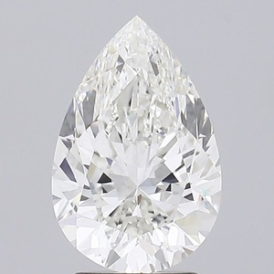 IGI 3.01 Ct White Pear Cut Lab Diamond G VVS2 Clarity Round Shape Loose Calibrated for <b>Jewelry</b> Making - Product Image 1