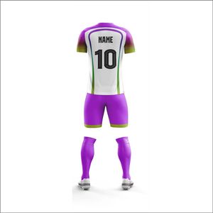 High Quality Custom Logo Soccer Club Football Uniform Summer Quick Dry V-neck Half Sleeve Unisex Adult Digital Printing - Product Image 6