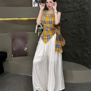 Conjunto Casual de 2 Piezas para Mujer, Tejido de Punto, Color Sólido, Precio de Fábrica, Fabricante Vietnamita, ODM Natural, Empaque Personalizado - Product Image 2