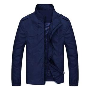 Blouson aviateur pour homme Taille XL Col montant Tissu chaud personnalisé décontracté et à la mode - Product Image 4