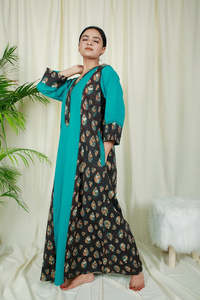 Nouveauté Robes d'été longues maxi à manches trois-quarts, col en V, longueur au sol, faites à la main, bohème, gitane, pour femmes, design le plus vendu - Product Image 4