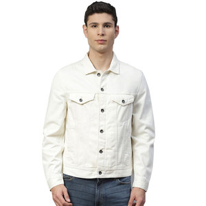 Dernière veste en jean en coton de haute qualité à prix bon marché pour hommes veste en jean solide et décontractée pour hommes veste en jean de la saison de printemps - Product Image 1