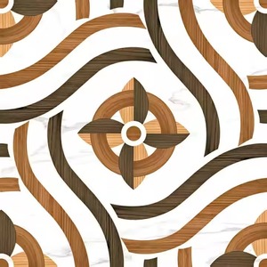 Heavy Digital Best 400x400mm Azulejo de piso de cerámica Patrón de madera Azulejos cuadrados Azulejos de estacionamiento United Gujarat - Product Image 6