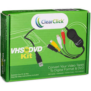 Kit VHS vers DVD pour PC et Mac : convertissez n'importe quelle bande vidéo en format numérique - Product Image 1