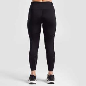 Leggings tricotés taille haute noirs Comfy Pro, décontractés, pour le sport, le fitness et le yoga, motif XL, en Spandex et Nylon de haute qualité - Product Image 2
