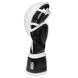 Guantes MMA de cuero genuino Shooter para las mejores artes marciales entrenamiento de lucha guantes MMA cómodos personalizados al por mayor guantes MMA - Product Image 6