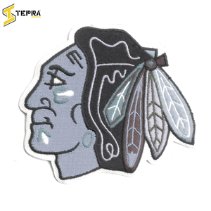 Patchs brodés personnalisés avec des formes de cœur et de fleurs, en PVC, style thermocollant - Marque TEPRA SPORTS, couleurs et tailles personnalisées - Product Image 5