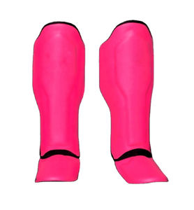 Nouveau protège-tibias de boxe pour adultes en cuir respirant fabriqué en usine pour des coussinets de protection confortables pour l'entraînement - Product Image 1