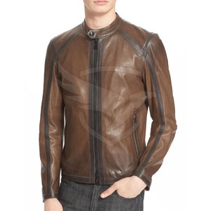 New Design Men Leather <b>Jacket</b> Customized Color Men Leather <b>Jacket</b> Streetwear Leather Winter <b>Jacket</b> - Product Image 2