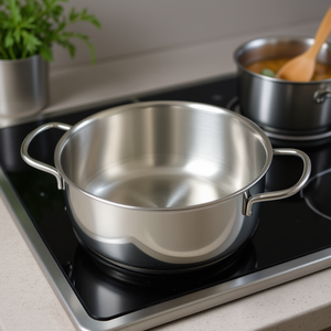 Cacerola EASY ACEA de 20 cm, Acero Inoxidable Cromado Pulido, Mango de Acero Inoxidable 305, Capacidad de 2.0-3.0 L, Apta para Gas e Inducción - Product Image 3