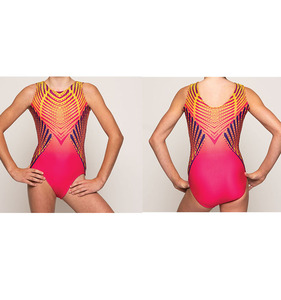 Leotardo de Alta Calidad Sublimado con Diseño Personalizado al por Mayor, Ajuste Perfecto para Porristas - Product Image 3