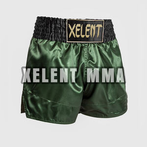 Shorts MMA personnalisés brodés et imprimés 2026 – Vente en gros de shorts de boxe thaïlandaise avec fonction extensible - Product Image 2