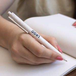 ปากกาลูกลื่นฟางข้าวสาลีพลาสติกรีไซเคิลได้อย่างยั่งยืนเป็นมิตรกับสิ่งแวดล้อมและมีสไตล์ - Product Image 3