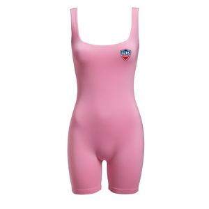 ชุดรอมเปอร์ออกกำลังกายแบบชิ้นเดียวสำหรับทุกเพศ พิมพ์โลโก้ได้ ใช้สำหรับฟิตเนส โยคะ และกีฬากลางแจ้ง ระบายอากาศ แห้งเร็ว น้ำหนักเบา ซับเหงื่อ - Product Image 1