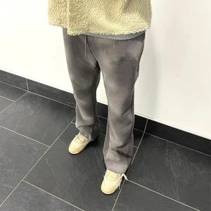 Pantalons de survêtement bootcut personnalisés hommes pantalons de survêtement évasés streetwear hommes, s bord coupé ourlet brut pantalons de survêtement évasés 2024 - Product Image 5