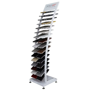 High Strength for Metal Build Customizable Antique Style Tile <b>Display</b> <b>Rack</b> Multi-Layer Stand Polished Surface Freestanding - Product Image 5