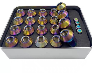 Nhà máy bán buôn M12x1.5 Titan Hub Nut GR5 đánh bóng <span class=keywords><strong>Lug</strong></span> <span class=keywords><strong>Nuts</strong></span> Chất lượng cao bánh xe Hạt - Product Image 2