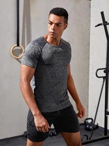 Camiseta Deportiva Personalizable para Hombre, 100% Algodón, Transpirable, de Manga Corta, para Gimnasio, Running, Entrenamiento y Fitness - Product Image 2