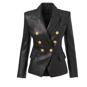 Chaqueta de Piel de Oveja para Mujer, Impermeable, Reversible, Talla Grande, Estilo Motero, para Primavera y Otoño - Product Image 4