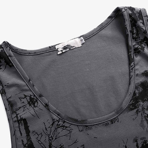 Camiseta sin Mangas Casual de Verano para Hombre, 100% Algodón, Transpirable, con Estampado Digital 3D, para Deportes y Fitness, Servicio Personalizado OEM - Product Image 2