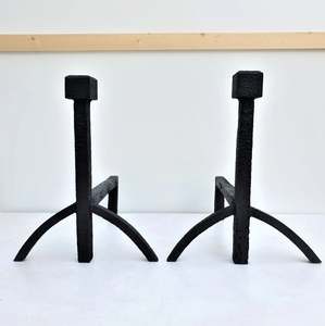 Modern Heart Shaped Cast Iron Andirons for Storage Holder Backyard Household Outdoor Fireplace Firewood <b>Rack</b> <b>Log</b> Holder Bracket - Product Image 6