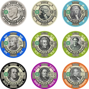 Vente en gros Jetons de poker en céramique de luxe 40MM de 10 grammes de qualité casino avec logo personnalisable, jetons et plateau compris - Product Image 5