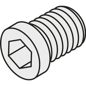 Turning <b>Tool</b> Hollow Screw ISO MS 5015 with Washer 1.6g by for Pramet - Product Image 1