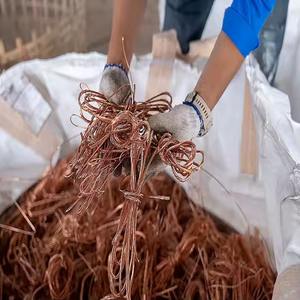 Prix bon marché 99.99% approvisionnement industriel métal rouge brillant fil de cuivre ferraille cuivre ferraille cuivre moulin baie/fil ferraille 99.9% - Product Image 3