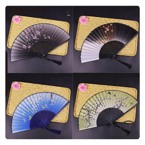 ABANICO DE MANO DE BAMBÚ ESTILO VINTAGE-CLÁSICO Y ELEGANTE-PERFECTO PARA BODAS Y FIESTAS-DESCUENTOS POR PEDIDOS A GRANEL - Product Image 5