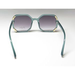Occhiali da Sole Sean John SJS2035, Protezione UV/UVB 100%, Lenti Sfumate, Montatura Leggera Quadrata, Verde Arancione, Stile Elegante e Moderno - Product Image 4