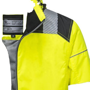 Chaqueta para correr impermeable transpirable y ligera para hombre con características de seguridad reflectantes para carreras nocturnas de invierno - Product Image 5