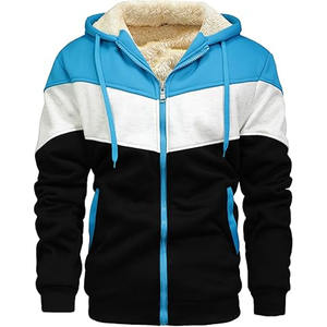 เสื้อฮู้ดผู้ชายย้อมสีล้วนทำจากผ้าสีพื้นมีฮู้ดสำหรับผู้ชายสินค้าผลิตจากโรงงาน - Product Image 1