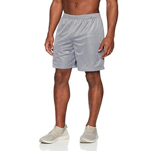 Pantalones cortos para correr informales de verano de alta calidad para hombre, pantalones cortos deportivos de malla para baloncesto y gimnasio con bolsillo, pantalones cortos con logotipo personalizado OEM - Product Image 1