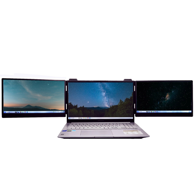 13.3 14 15.6 Inch 1920*1080P Foldable Dual Screen Triple Display Laptop Two Screens 3 Years Warranty Portable Monitor