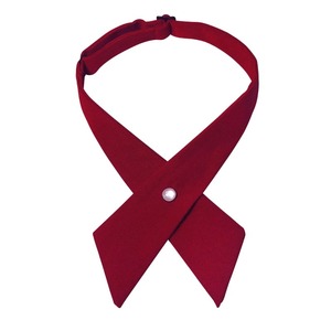 Solid Color 100% Silk <b>Tie</b> for Kids Female Students Lazy Cravat Neckwear <b>Striped</b> Pattern Red White Graffiti 38cm*5cm School - Product Image 2