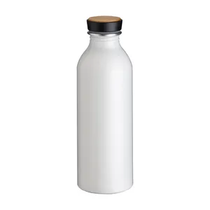 Borraccia Personalizzabile 24420 in Alluminio e Bambù, Bottiglia d'Acqua Promozionale Personalizzabile - Product Image 2