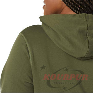 New Arrival <b>Trendy</b> Stylish Winter Waterproof <b>Hoodie</b> for Women with Front Logo Pockets Dark Colors at Reasonable Price - Product Image 5