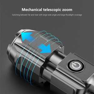 Супер яркий linterna Сильный Мини карманный светодиодный фонарик Фонарь ABS перезаряжаемый небольшой COB светодиодный мини-фонарик EDC - Product Image 3