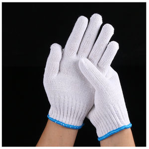 Gants de travail blancs Jacquard en nylon épaissi pour la protection du travail Fil de coton latex résistant à l'usure pour l'hiver XL - Product Image 2