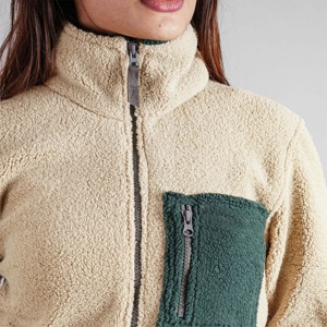 Chaqueta Sherpa Fleece con cremallera: suave, acogedora y perfecta para hacer capas en climas fríos o uso diario informal - Product Image 4