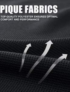 Polos de sublimación para hombre, diseño personalizado, tejido de poliéster de secado rápido, camiseta Polo deportiva, fábrica OEM, Fabricante Mayorista - Product Image 2