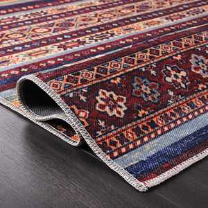 Tapis Kilim Netline Home Depot RW1004 Multicolore Tribal Oriental avec Rayures Géométriques Lavable en Machine pour Salon - Product Image 6