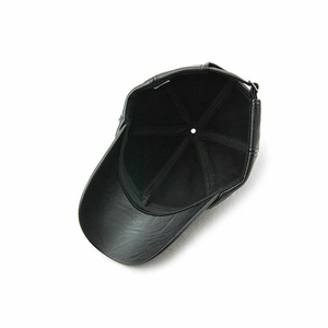 Vente en gros fabricants de casquettes de baseball pour hommes casquettes de sport en cuir PU réglables décontractées pour l'extérieur - Product Image 6